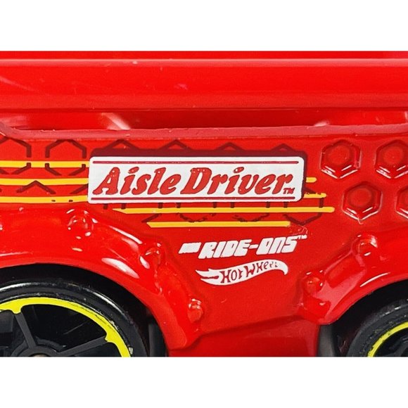 Hot Wheels AISIE DRIVER Red Shopping Cart DTX21 Diecast Loose Push A Long Toy - Picture 7 of 10